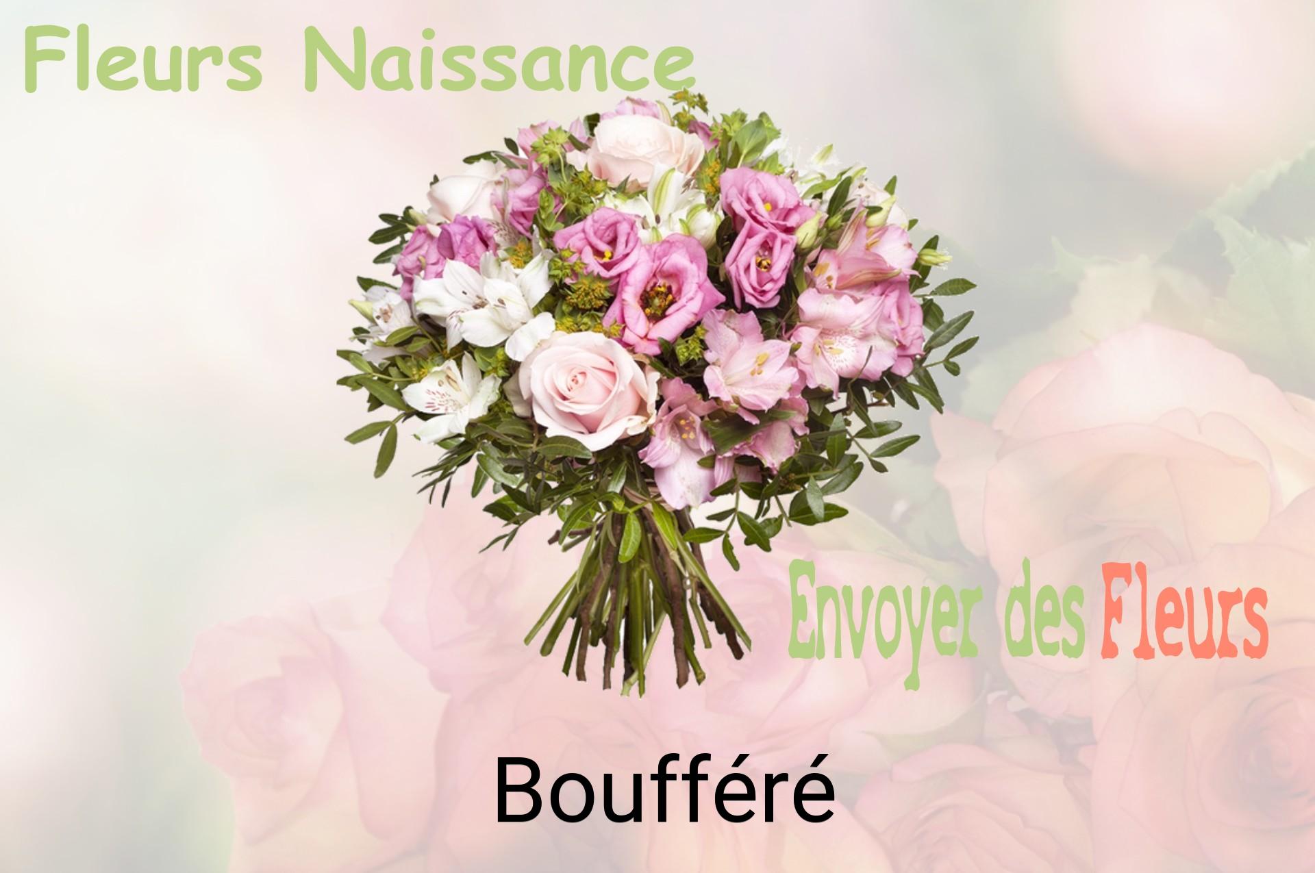 Bouquet de fleurs de naissance livré à Boufféré